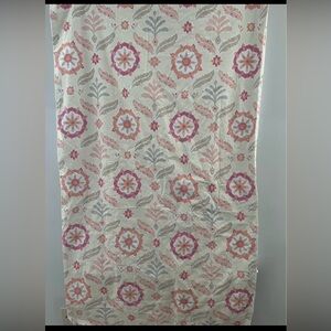 Pottery Barn Kids Floral Patterned Curtains